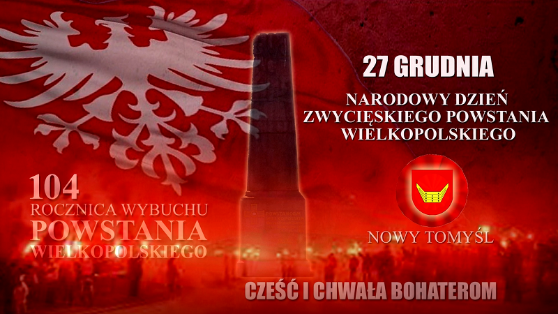 Obchody 104 Rocznicy Wybuchu Powstania Wielkopolskiego (wideo)