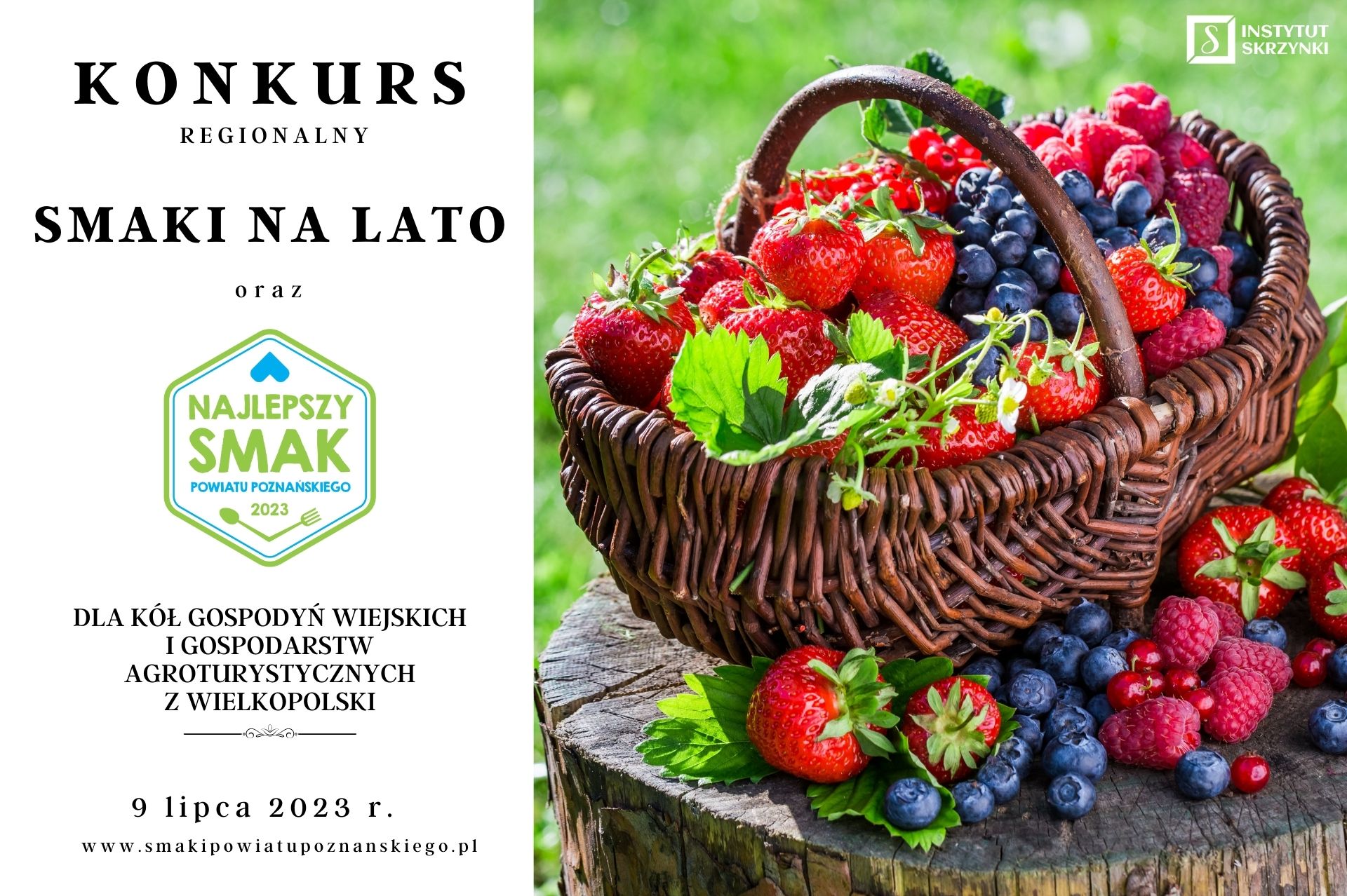 Konkurs „Smaki na lato 2023” dla kół gospodyń wiejskich i agroturystyk z Wielkopolski