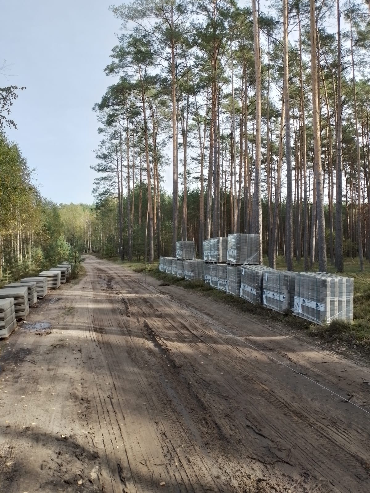 Przebudowa drogi gruntowej w Przyłęku