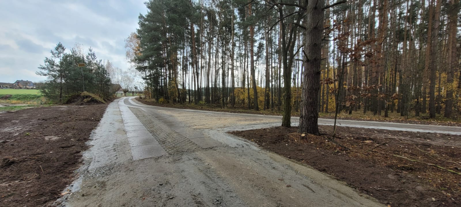 Przebudowa drogi gruntowej w Sątopach
