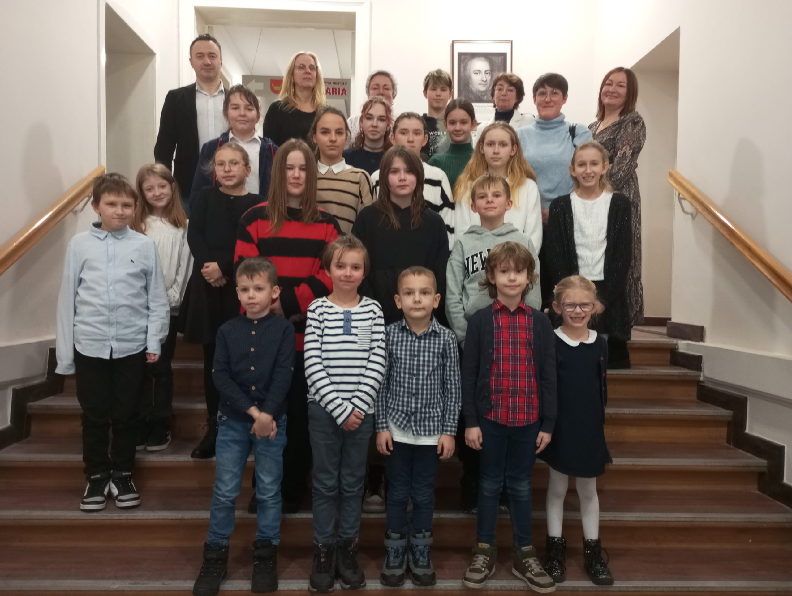 Wizyta laureatów ogólnopolskiego konkursu „Zachowaj Trzeźwy Umysł” w Urzędzie Miejskim