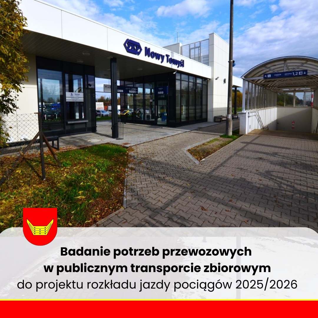 Badanie potrzeb przewozowych w publicznym transporcie zbiorowym do projektu rozkładu jazdy pociągów 2025/2026