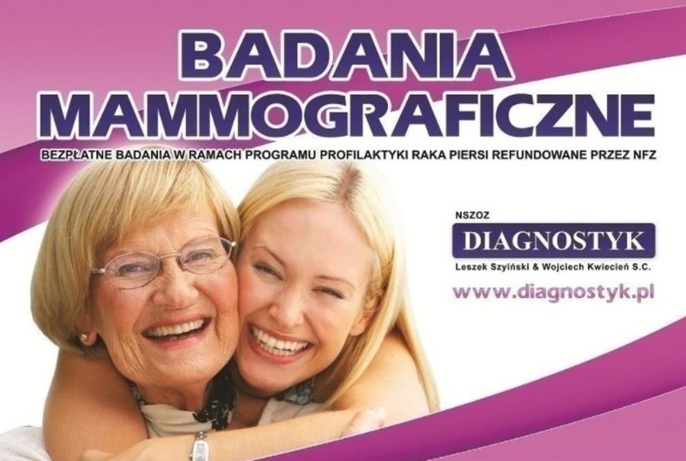 Darmowe badanie mammograficzne!