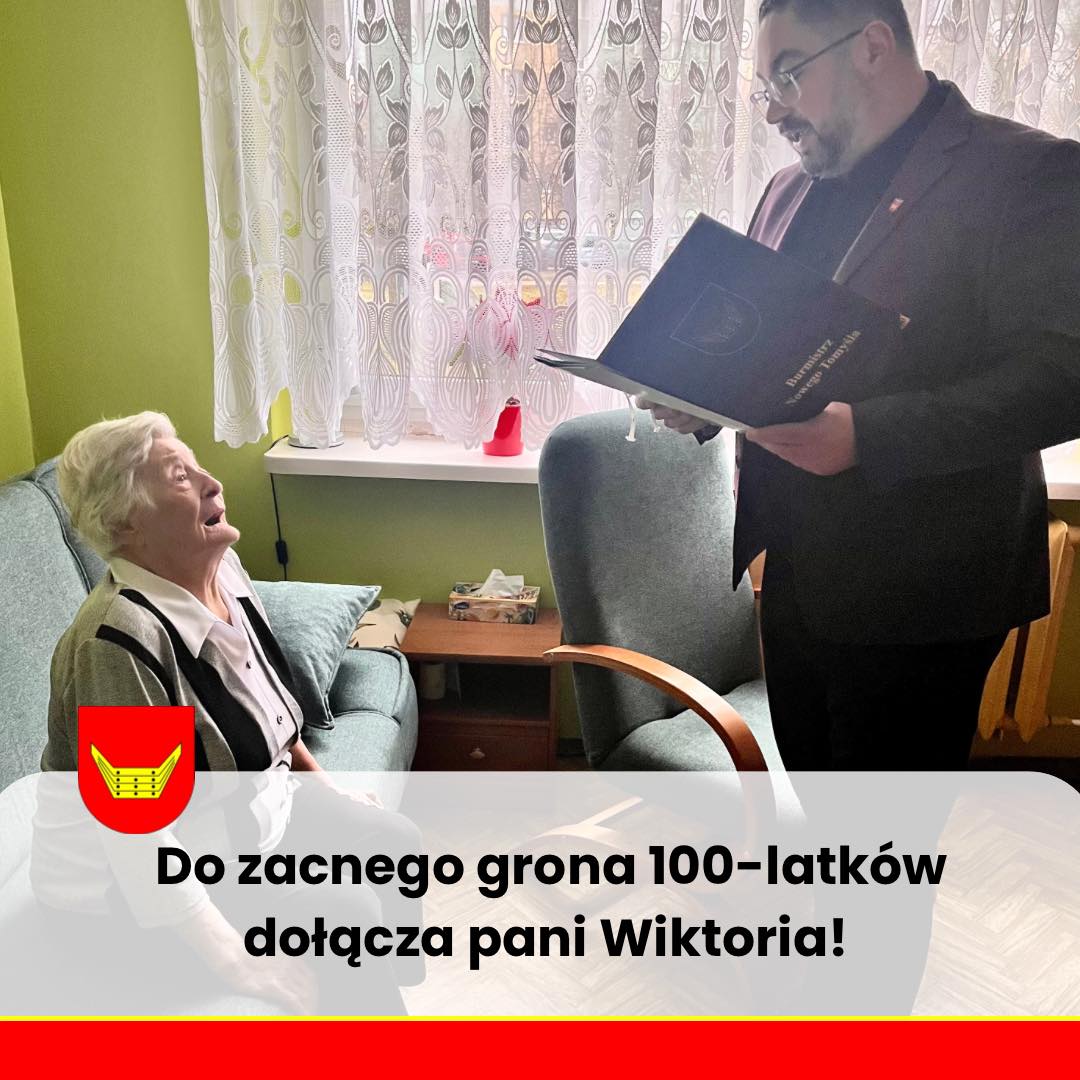 Kolejna osoba z terenu naszej gminy w gronie zacnych 100-latków