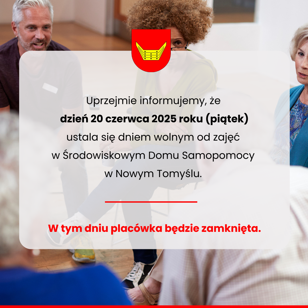 Funkcjonowanie Środowiskowego Domu w piątek (20 czerwca)